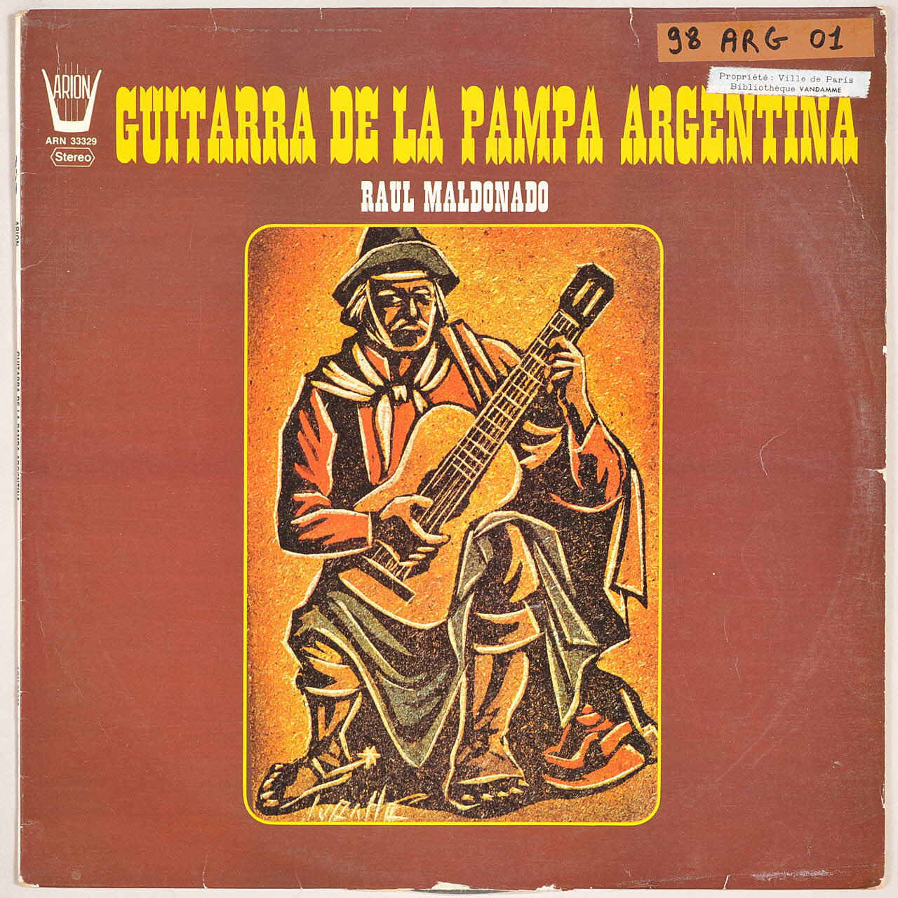 Alfredo Robertis De ; Raul Maldonaldo ; Ariane Ségal ; Claude Morel ; Arion ; CBS Disques disque 33 tours El dotor 1976 MUS2011.3.74.1-2 Photo