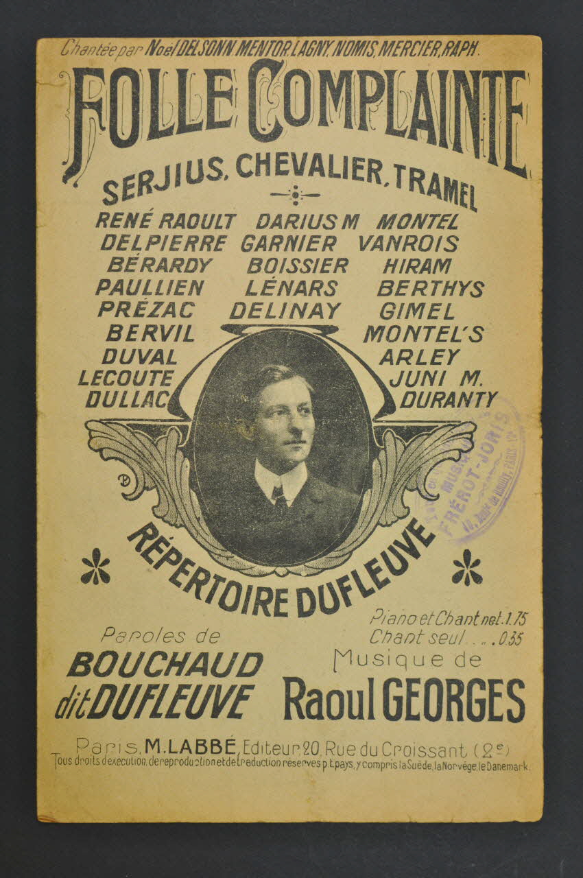 chanson petit format 1965.144.134 Photo Mucem