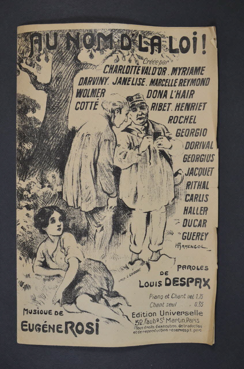 chanson petit format 1966.125.76 Photo Mucem