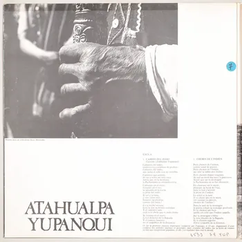Pablo Del Cerro ; Atahualpa Yupanqui ; C. Colorado ; R. Risso ; Jose Ramon Luna ; C. Penaloza ; Le Chant Du Monde disque 33 tours Los dos abuelos Île-de-France, France 1977 MUS2011.3.86.1-2 Photo
