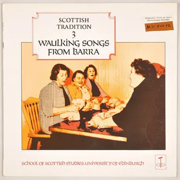 Mary Morrison ; Calum Johnston ; Kate Buchanan ; Flora Boyd ; Tangent Records; disque 33 tours Latha sibhal beinne dhomh 1965 MUS2011.3.9.1-4 Photo