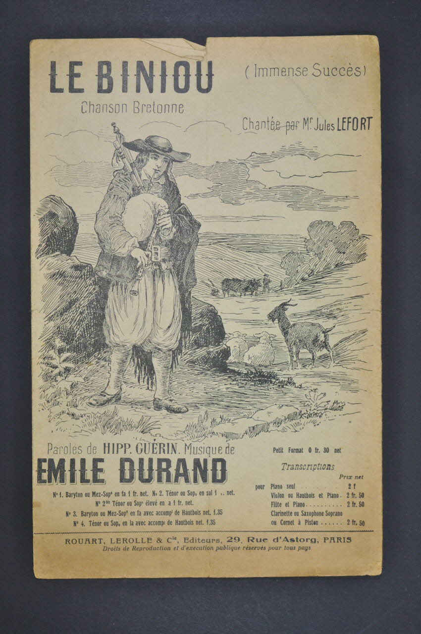 chanson petit format 1965.144.141 Photo Mucem