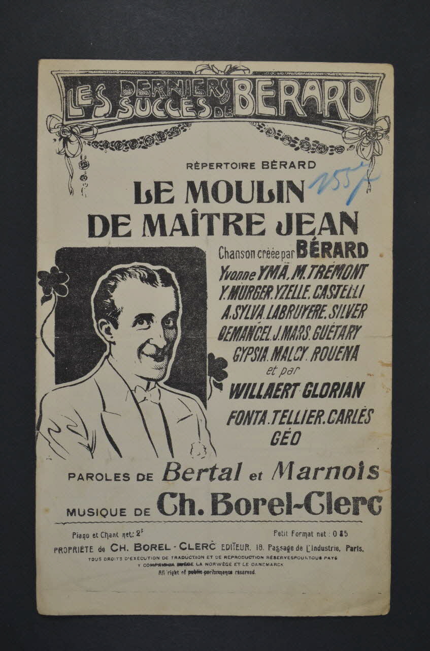 chanson petit format 1966.125.9 Photo Mucem