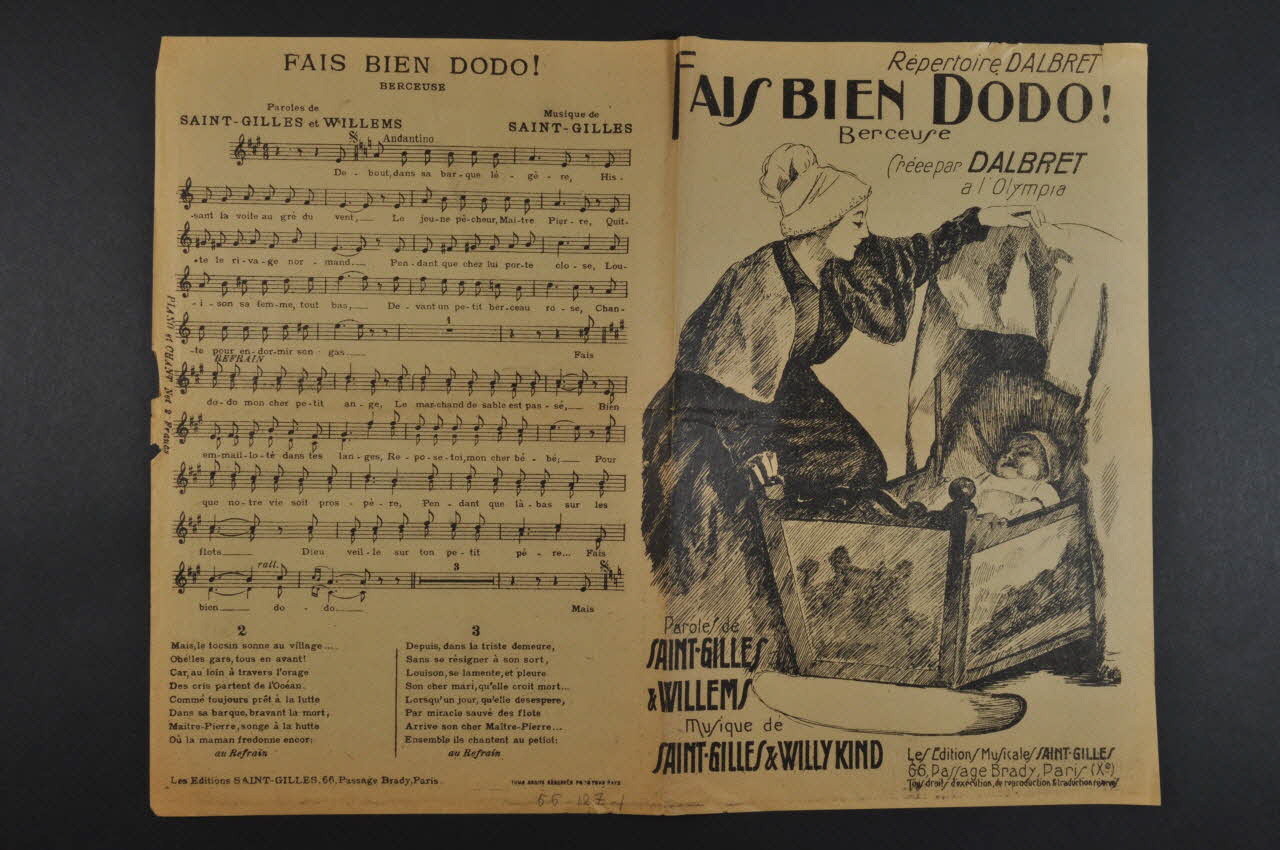 chanson petit format 1966.127.1 Photo Mucem