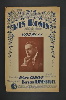 Fernand Loevenbruck ; Désiré Cadine ; Georges Vorelli ; La Parisienne, Edition Musicale; chanson petit format Île-de-France, France 1928 1965.144.157 Photo Mucem
