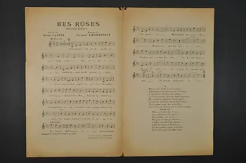 Fernand Loevenbruck ; Désiré Cadine ; Georges Vorelli ; La Parisienne, Edition Musicale; chanson petit format Île-de-France, France 1928 1965.144.157 Photo Mucem