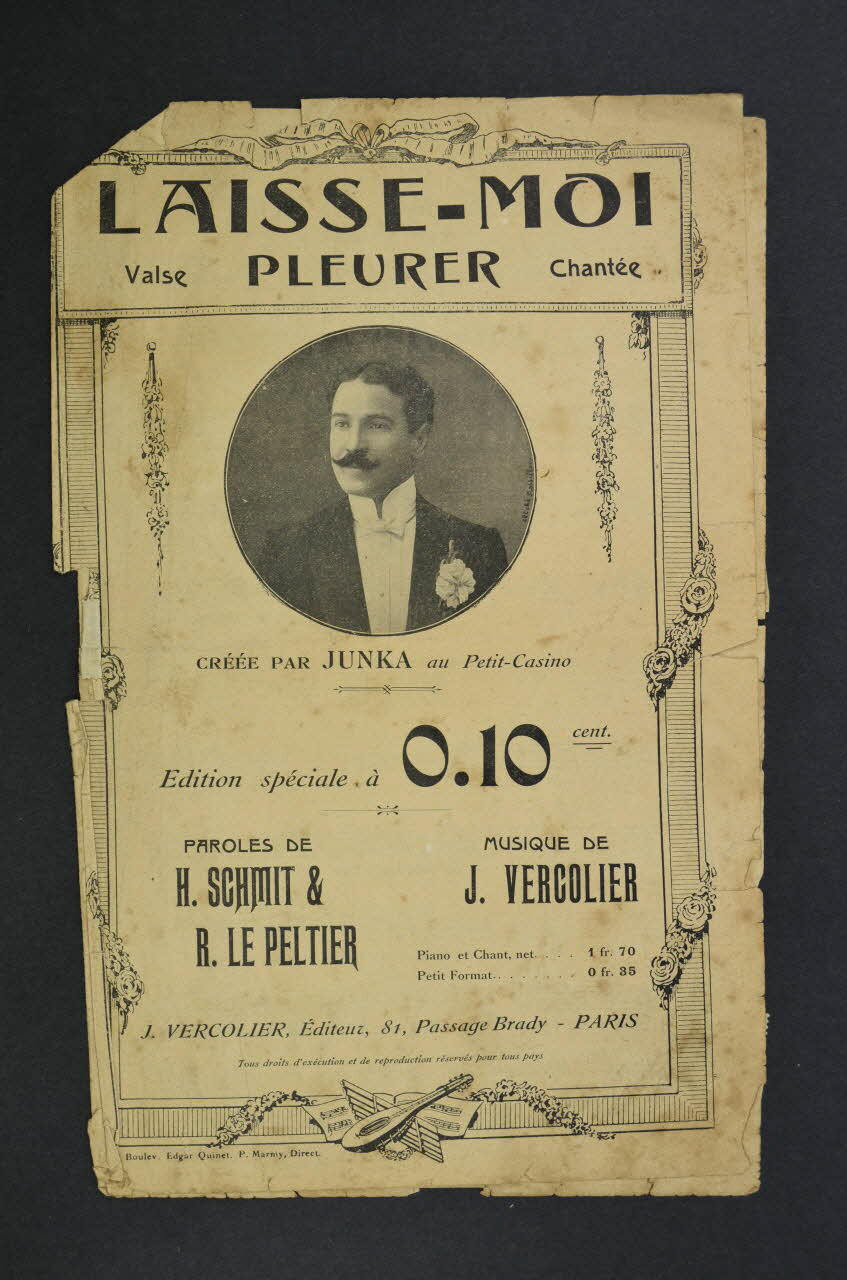 chanson petit format 1966.127.8 Photo Mucem