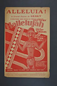 Vincent Youmans ; Robin Grey ; Paul Gesky ; Francis F. Salabert chanson petit format Paris 9ème 1927 1965.144.171  Photo Mucem