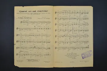 Jacques Poterat ; Vincent Scotto ; Camille François ; Tino Rossi ; Continental; chanson petit format Île-de-France, France 1943 1966.131.102  Photo Mucem