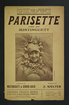 Didier Gold ; Mistinguett ; Wolter, F ; France Iberia; chanson petit format Île-de-France, France 1928 1965.144.19  Photo Mucem