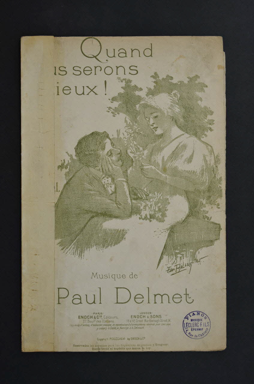 chanson petit format 1965.144.2 Photo Mucem