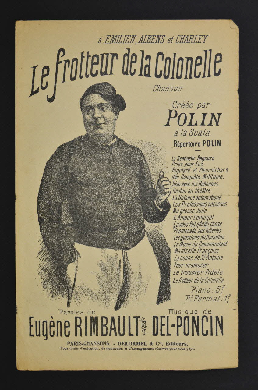 chanson petit format 1966.131.2 Photo Mucem