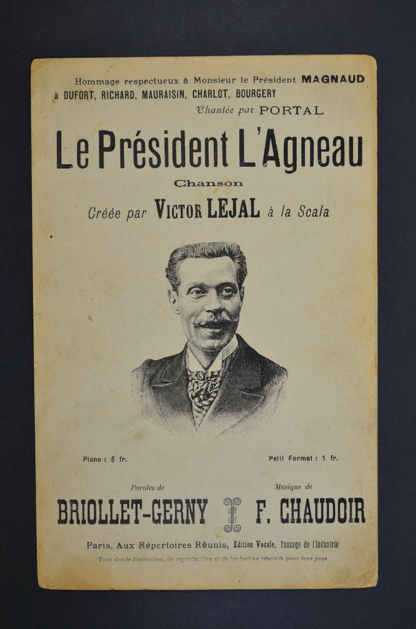 chanson petit format 1965.144.204 Photo Mucem