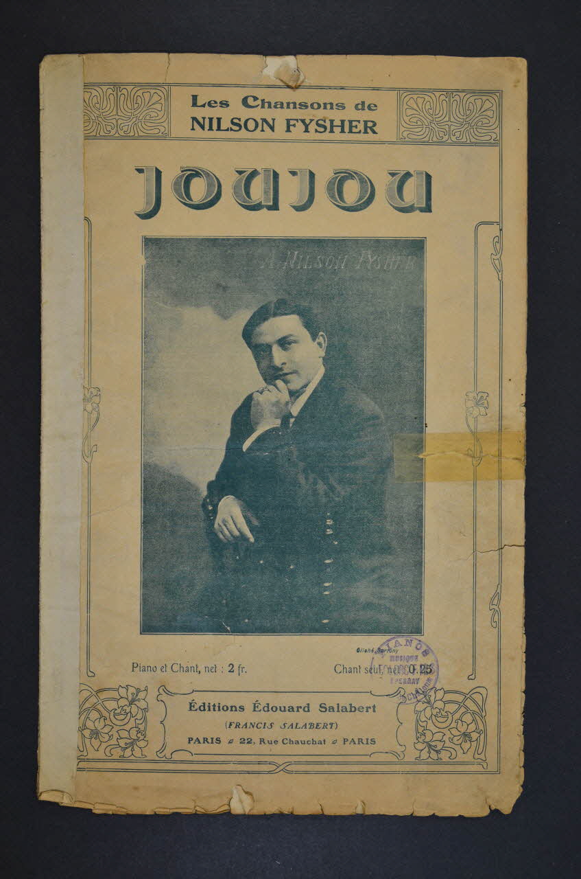 Ted Snyder ; Alfredo Nilson-Fyscher ; Edouard Salabert chanson petit format Île-de-France, France 1910 1965.144.28 Photo Mucem