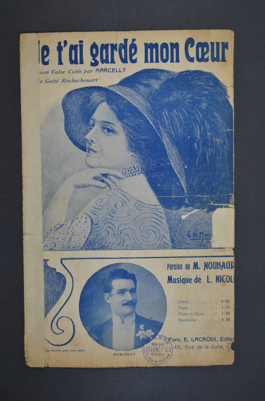 chanson petit format 1965.144.29 Photo Mucem