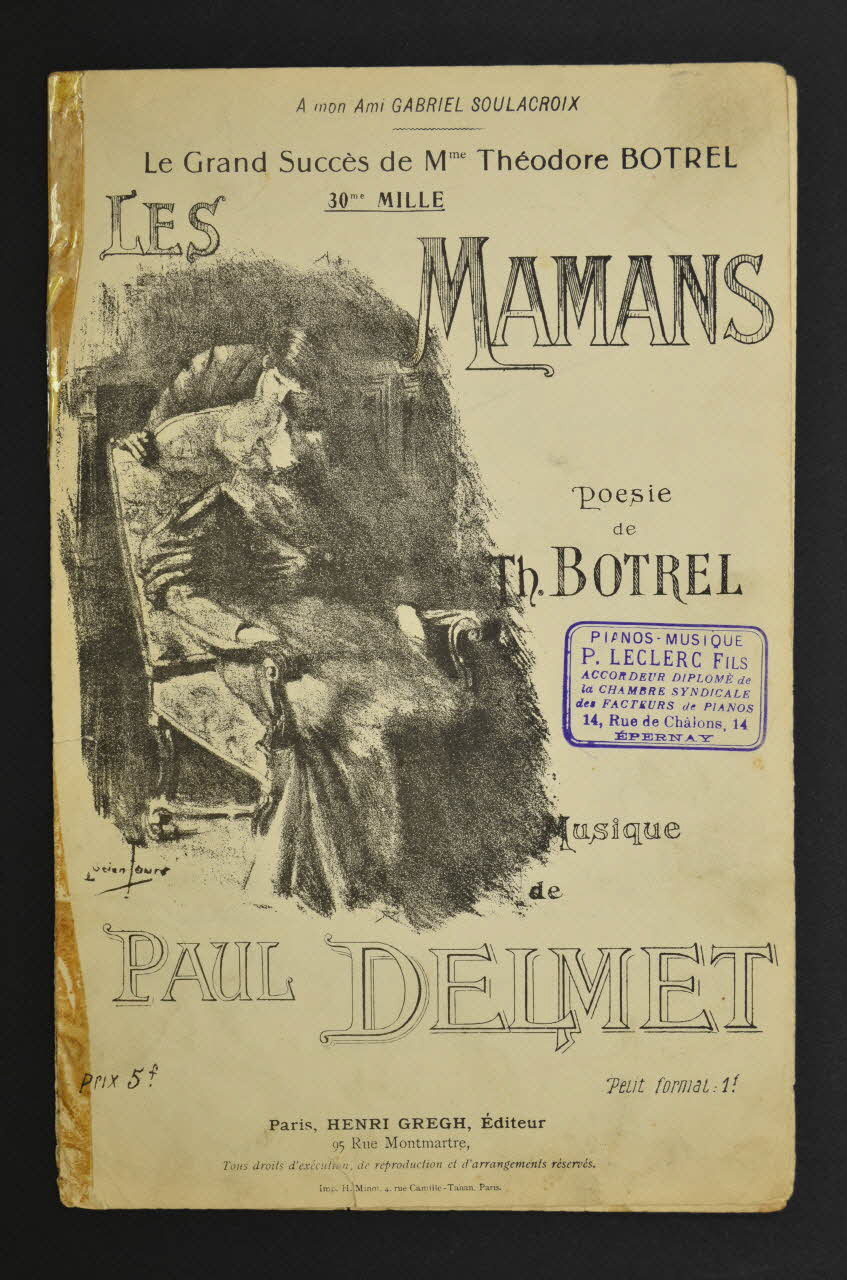 chanson petit format 1965.144.41 Photo Mucem