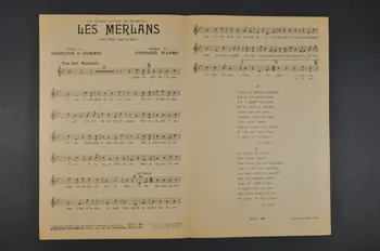 Lucien Dommel ; Georgius ; Fernand Warms ; Feldman chanson petit format Paris 10ème 1936 1965.144.43 Photo Mucem