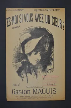 chanson petit format 1965.144.44 Photo Mucem