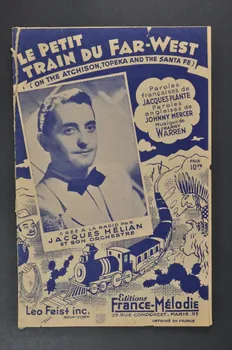 Johnny Mercer ; Harry Warren ; Jacques Plante ; Jacques Hélian ; France-Mélodie chanson petit format Île-de-France, France 1945 1966.131.73  Photo Mucem