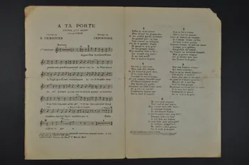 Henri Christiné ; Eugène Christien ; Henri Dickson ; Carvey ; Luce Bailly ; Giselle ; De Nerber chanson petit format Île-de-France, France 1907 1965.144.67 Photo Mucem