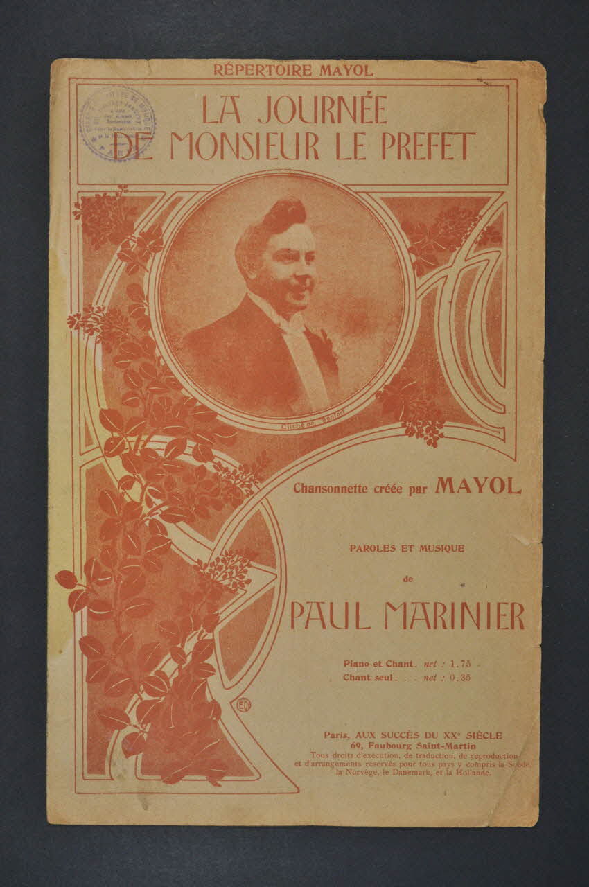 chanson petit format 1965.144.73 Photo Mucem