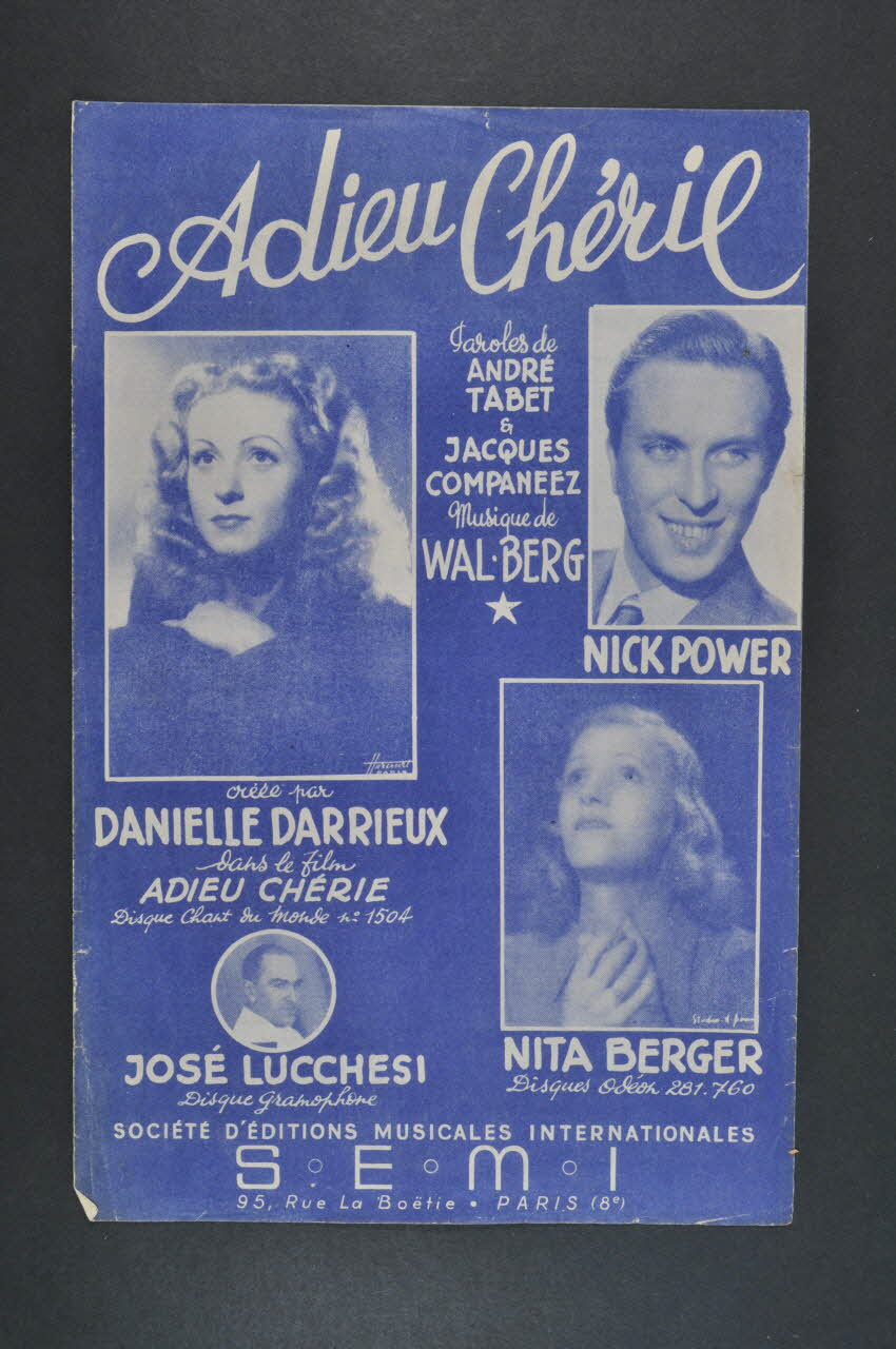 chanson petit format 1966.132.16 Photo Mucem