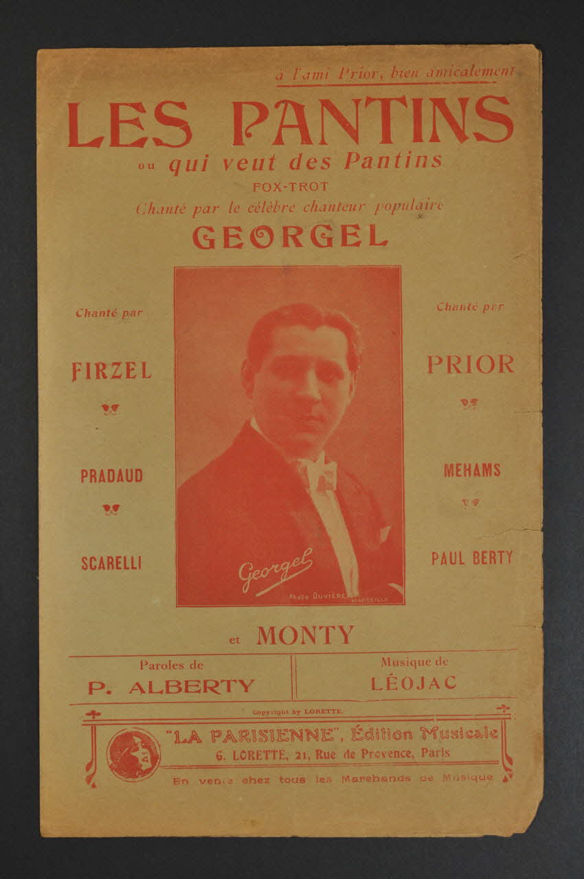 chanson petit format 1965.144.97 Photo Mucem