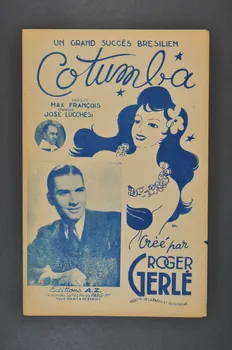 Max François ; José Lucchesi ; Roger Gerlé ; Az; chanson petit format Île-de-France, France 1946 1966.132.22  Photo Mucem