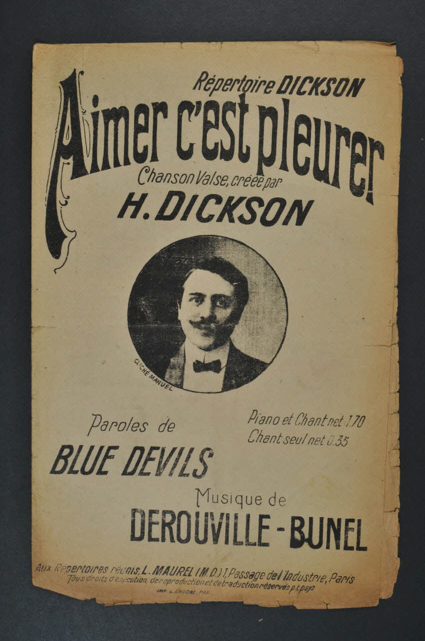 chanson petit format 1965.144.98 Photo Mucem