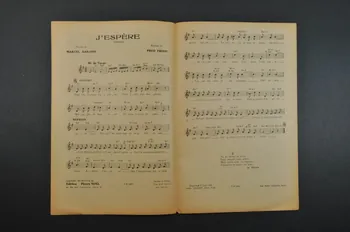 Marcel Dabadie ; Fred Freed ; José Lucchesi ; Pierre NoëL chanson petit format Île-de-France, France 1947 1966.132.26  Photo Mucem