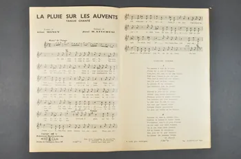 Gine Money ; José Lucchesi ; Annette Lajon ; Editions Musicales Du Petit Duc; chanson petit format Île-de-France, France 1936 1966.132.4 Photo Mucem