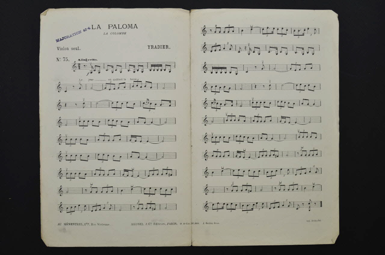 chanson petit format 1965.145.10 Photo Mucem