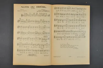 Jacques Breux ; Fred Freed ; Michel Paul ; José Lucchesi ; Editions E.M.U.L chanson petit format 1945 1966.132.7  Photo Mucem