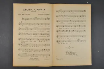 Max François ; Riccardo Bravo ; José Lucchesi ; Editions E.M.U.L chanson petit format 1945 1966.132.8 Photo Mucem