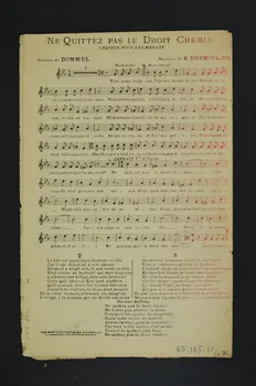 Ch. D'ys ; Valfy ; Romain Desmoulins ; Willeins ; Lucien Dommel ; Kito Laroche ; Roland GaëL ; Félix Ballarin ; Désiré Berniaux ; Willems chanson petit format 1920 1965.145.11  Photo Mucem