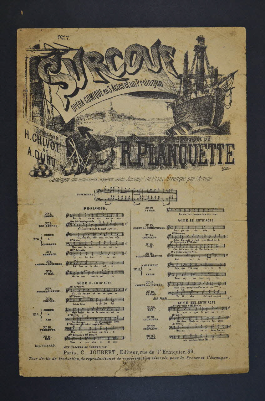 chanson petit format 1966.135.13 Photo Mucem