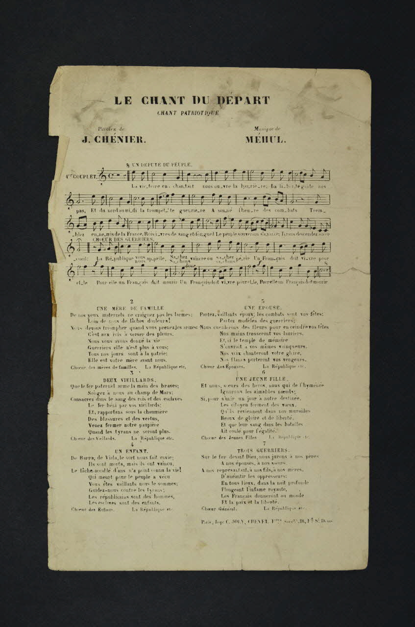 chanson petit format 1966.135.2 Photo Mucem