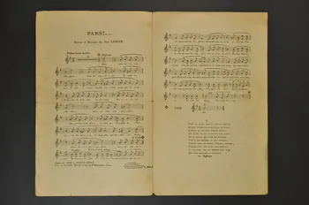 Michel Carré ; Jean Lenoir ; Joë Davison ; Georgel ; Germaine Lix ; La Palma ; Pastor ; Line Marsa ; Claudia Ryss ; Jane Janvier ; Max Trebor ; Lys Gauty ; Raymonde Dedax ; Lucien Brulé chanson petit format Île-de-France, France 1924 1966.135.20 Photo Mucem