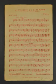 Michel Carré ; Jean Lenoir ; Joë Davison ; Georgel ; Germaine Lix ; La Palma ; Pastor ; Line Marsa ; Claudia Ryss ; Jane Janvier ; Max Trebor ; Lys Gauty ; Raymonde Dedax ; Lucien Brulé chanson petit format Île-de-France, France 1924 1966.135.20 Photo Mucem