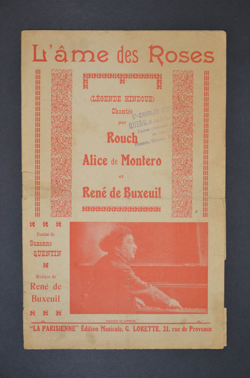 chanson petit format 1965.145.34 Photo Mucem