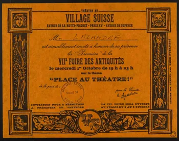 estampe VIIE FOIRE DES ANTIQUITES 1973.105.4 Photo Mucem