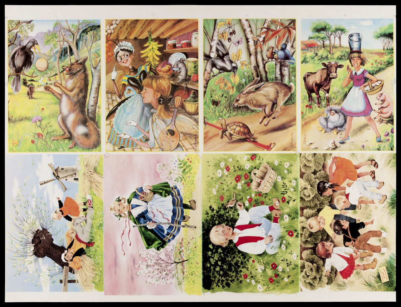 estampe Fables de La Fontaine 1973.109.11 Photo Mucem