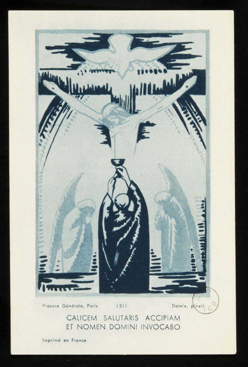 estampe Carte religieuse 1973.109.14 Photo Mucem