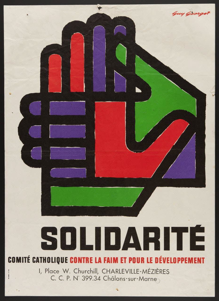 estampe SOLIDARITE 1973.109.9 Photo Mucem
