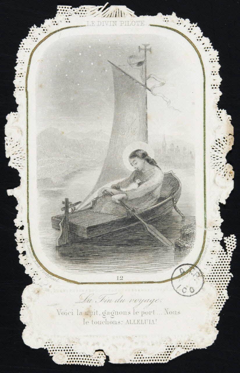 estampe LE DIVIN PILOTE.  La Fin du voyage. 1973.11.87 Photo Mucem