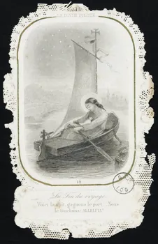 estampe LE DIVIN PILOTE.  La Fin du voyage. 1973.11.87 Photo Mucem