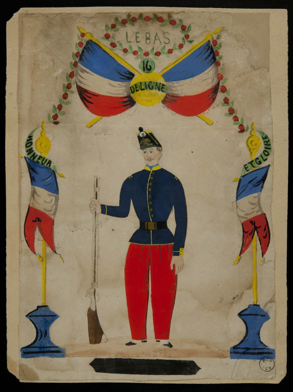 dessin LEBAS  16  DELIGNE 1973.22.14 Photo Mucem