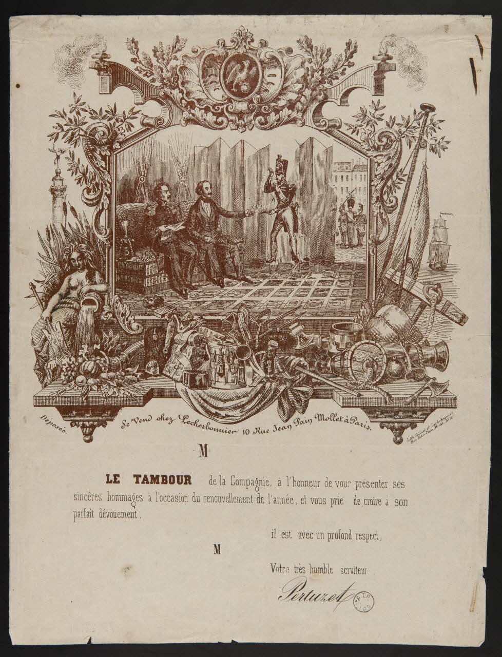 estampe LE TAMBOUR 1973.22.21 Photo Mucem