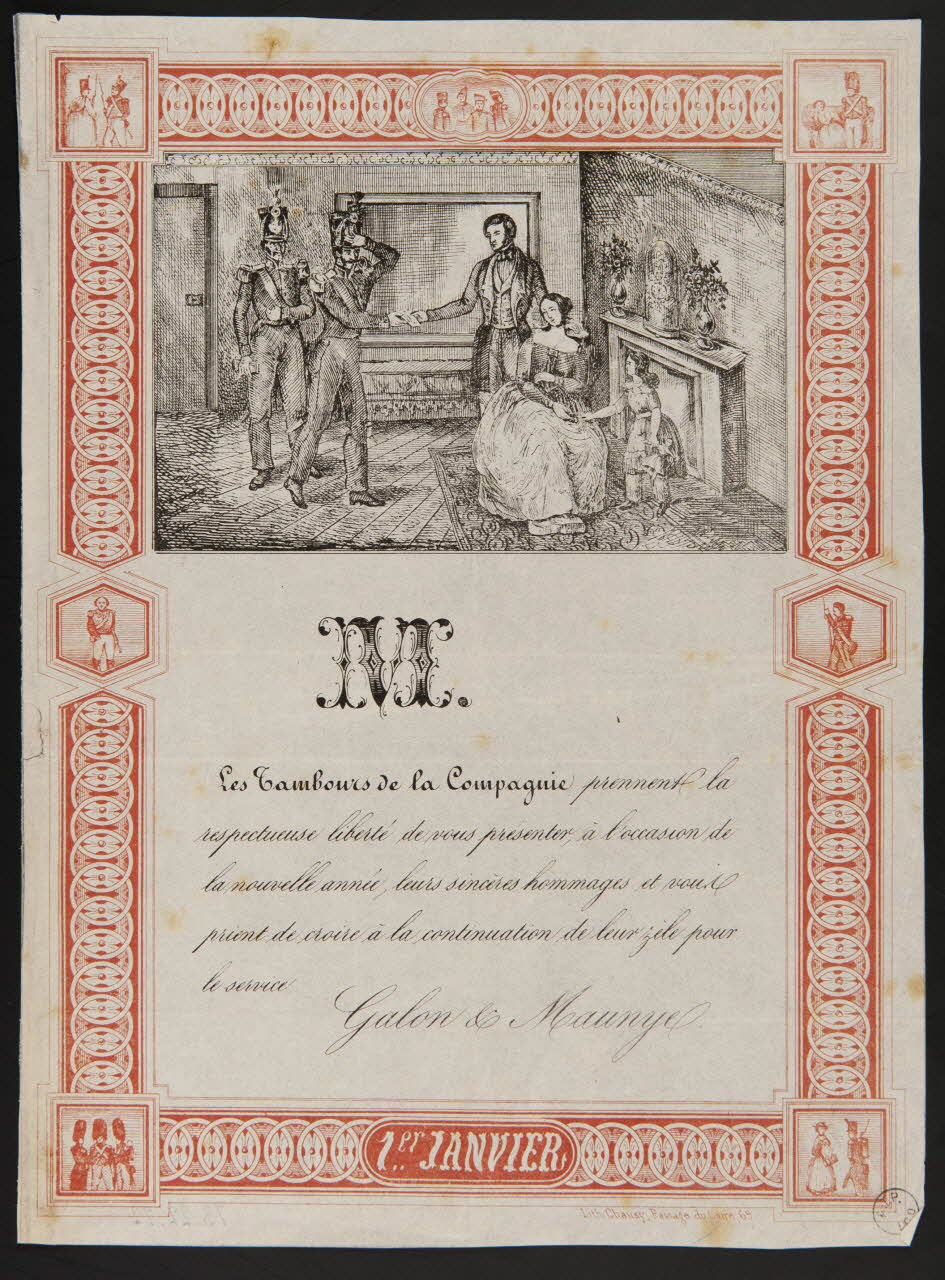 estampe Les Tambours de la Compagnie 1973.22.22 Photo Mucem