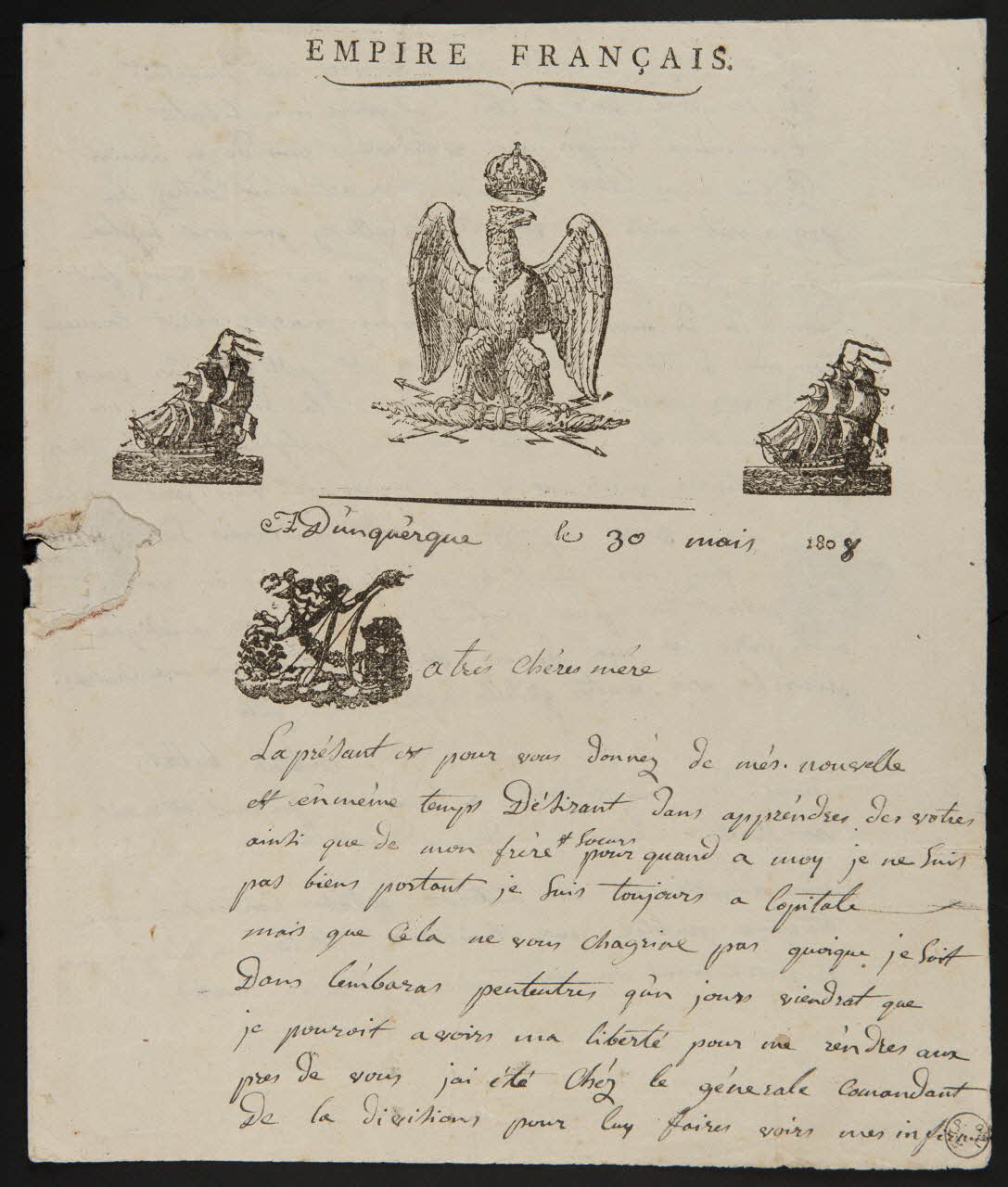 estampe EMPIRE FRANCAIS 1808 1973.22.26 Photo Mucem